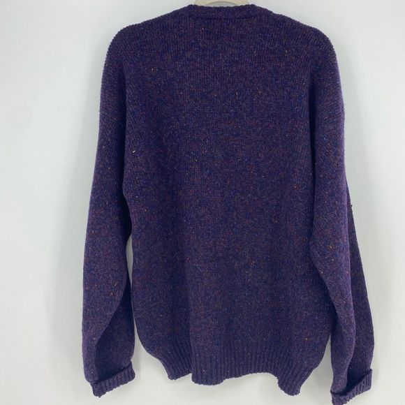 Vintage Men’s New Wool Sweater Novelty Fog Natterjack Made in Ireland Size XL Pu - Picture 3 of 7